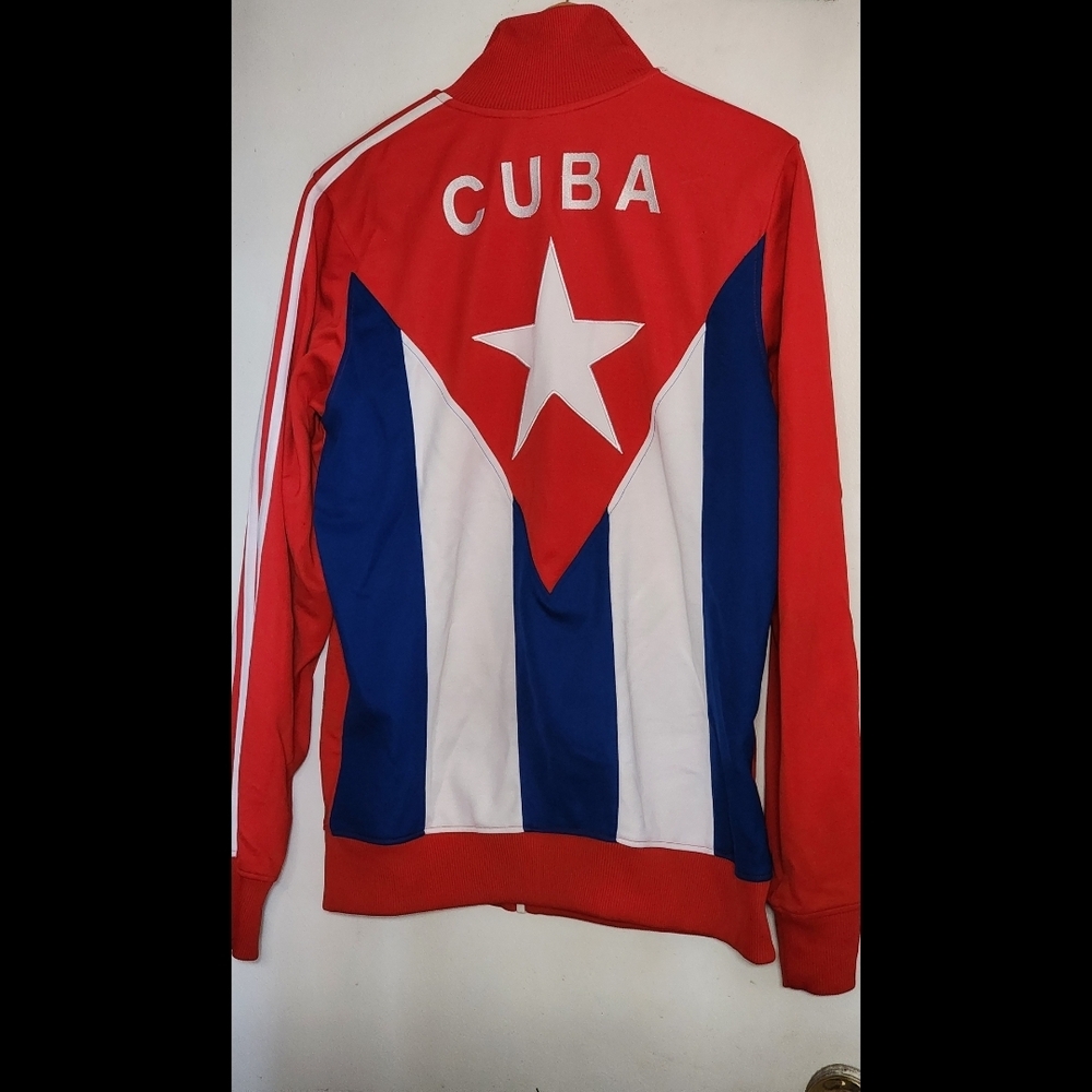 Adidas Originals RARE 2010 Cuba Football Nations Flag Jacket - Limited Edition